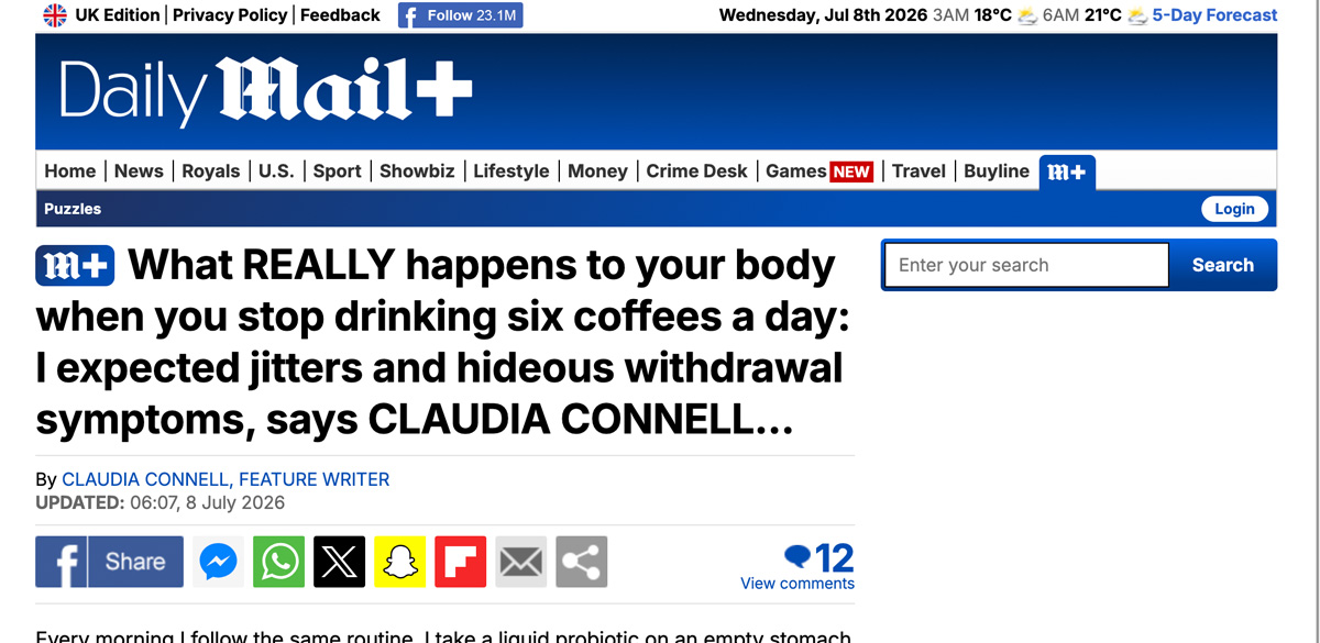 Daily Mail Article